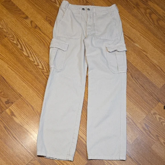 Altar'd State Tan Cargo Jeans - Picture 2 of 6